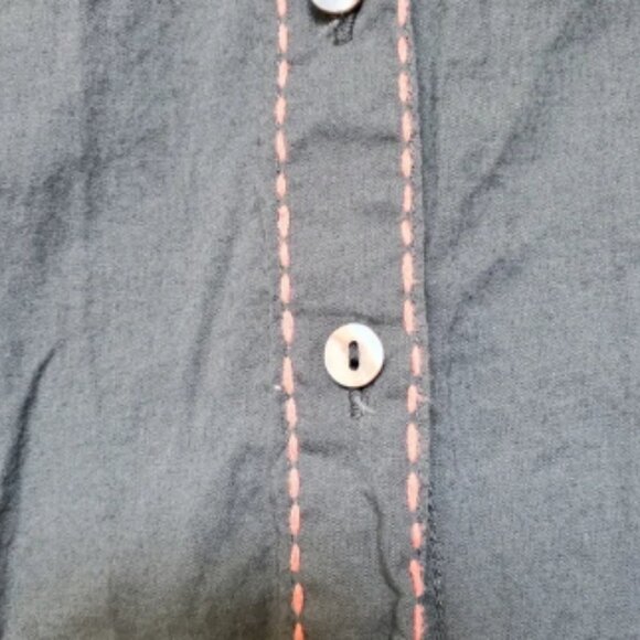 NATURAL LIFE Long Sleeve Button Front Dress. Size Medium - Picture 2 of 6